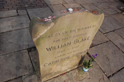 Blake gravestone